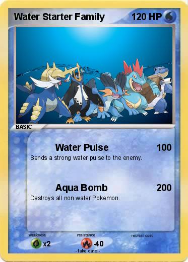 Pokemon Water Starter Family