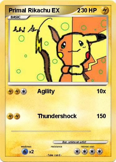 Pokemon Primal Rikachu EX           2
