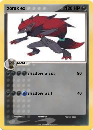 Pokemon zorak ex
