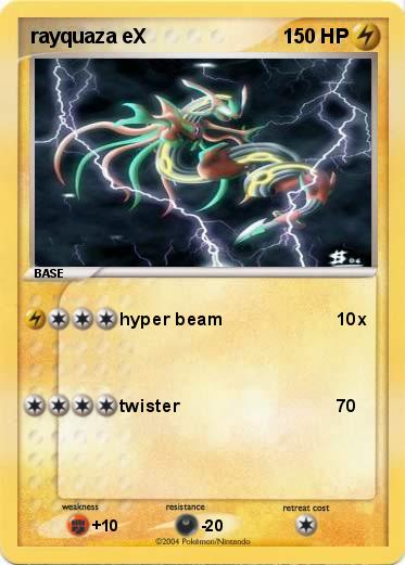 Pokemon rayquaza eX