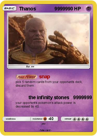 Pokemon Thanos              99999