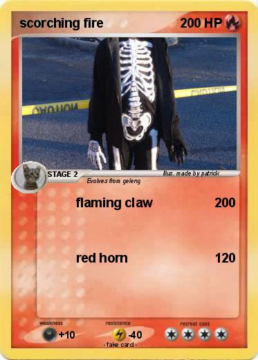 Pokemon scorching fire
