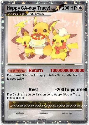 Pokemon Happy SA-day Tracy!