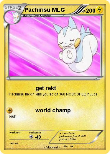 Pokemon Pachirisu MLG