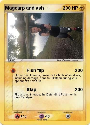 Pokemon Magcarp and ash