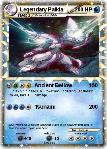 Pokemon Legendary Palkia