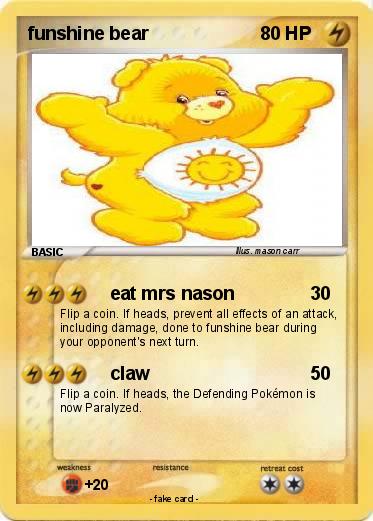 Pokemon funshine bear