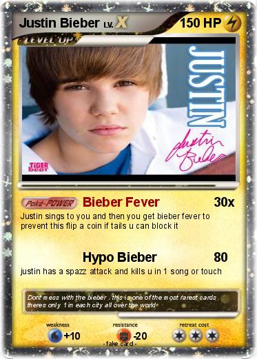 Pokemon Justin Bieber
