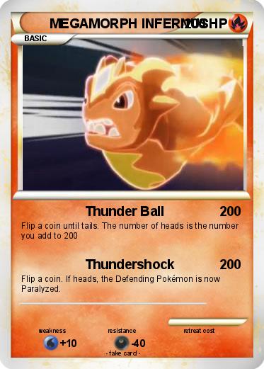 Pokemon MEGAMORPH INFERNUS