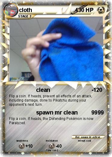 Pokemon cloth                            4