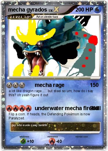 Pokemon mecha gyrados