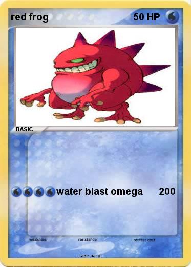 Pokemon red frog