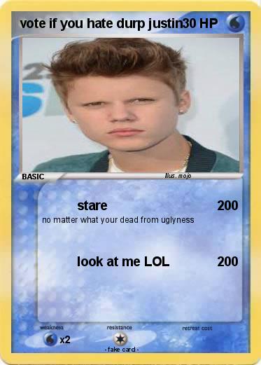 Pokemon vote if you hate durp justin