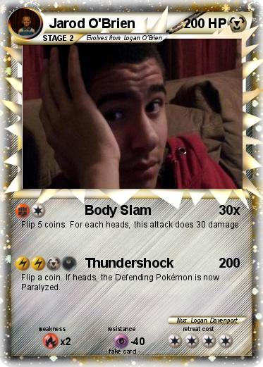 Pokemon Jarod O'Brien