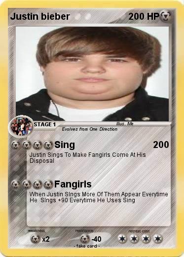 Pokemon Justin bieber