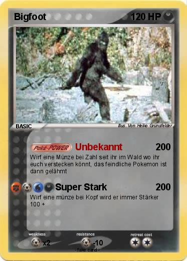 Pokemon Bigfoot