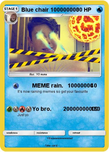 Pokemon Blue chair 100000000