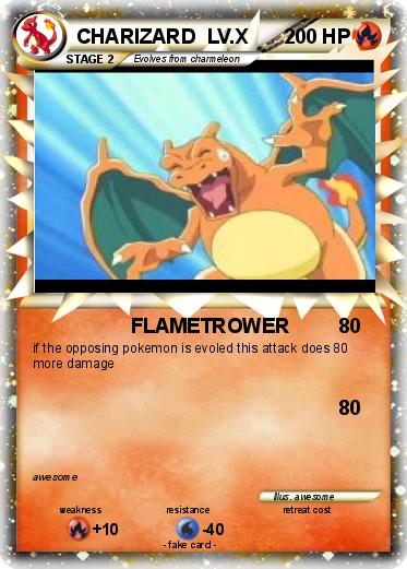Pokemon CHARIZARD  LV.X