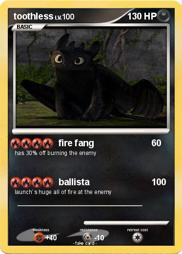 Pokemon toothless