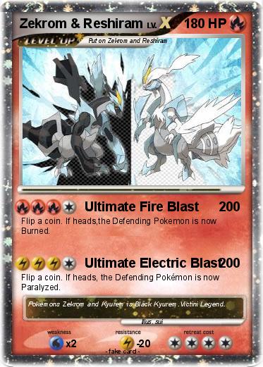 Pokemon Zekrom & Reshiram