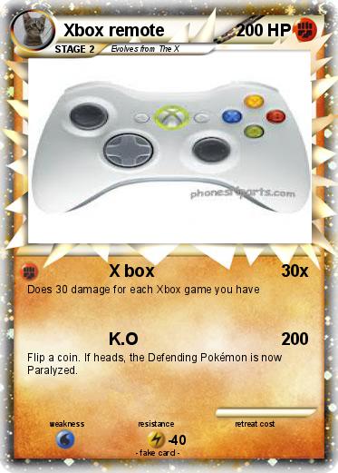 Pokemon Xbox remote