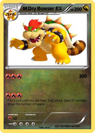 Pokemon M Dry Bowser EX