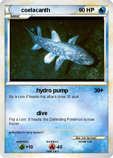 Pokemon coelacanth