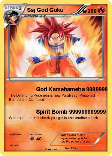 Pokemon Ssj God Goku