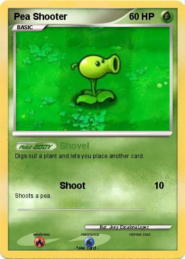 Pokemon Pea Shooter