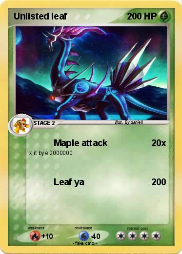 Pokemon Unlisted leaf
