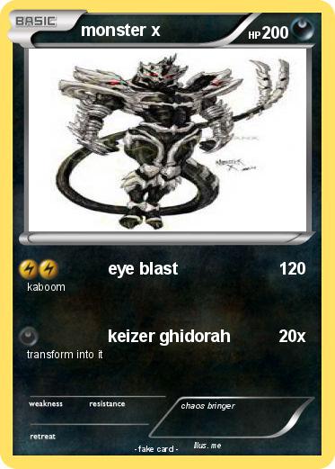 Pokemon monster x