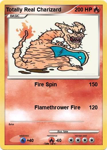 Pokemon Totally Real Charizard