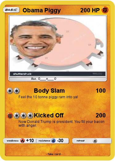 Pokemon Obama Piggy