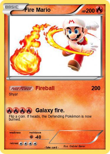 Pokemon Fire Mario