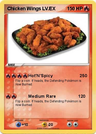 Pokemon Chicken Wings LV.EX