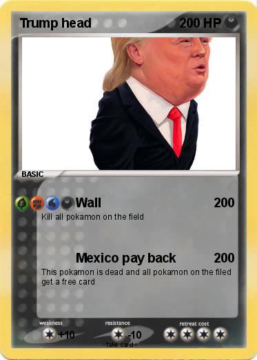 Pokemon Trump head