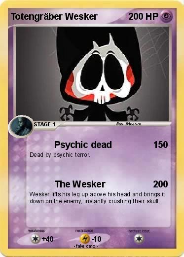 Pokemon Totengräber Wesker