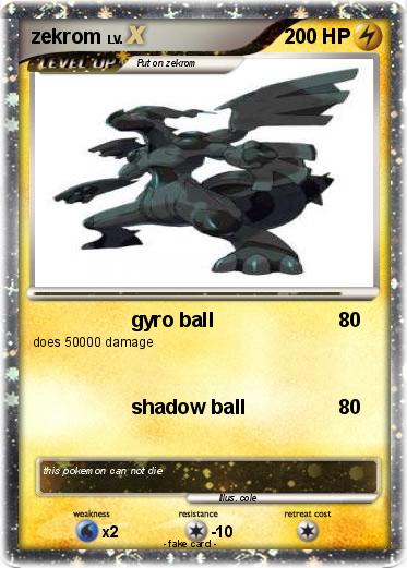 Pokemon zekrom