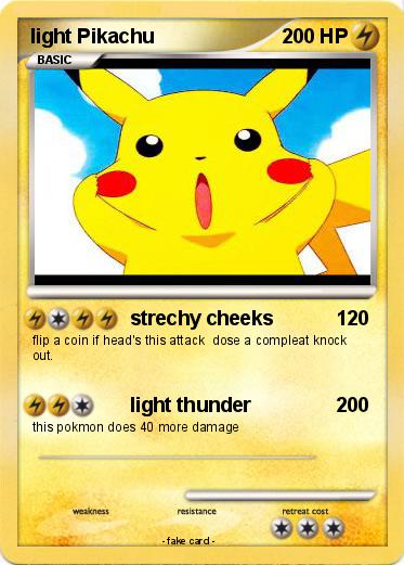 Pokemon light Pikachu