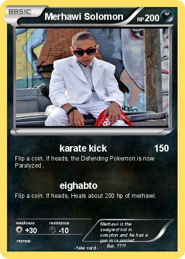 Pokemon Merhawi Solomon