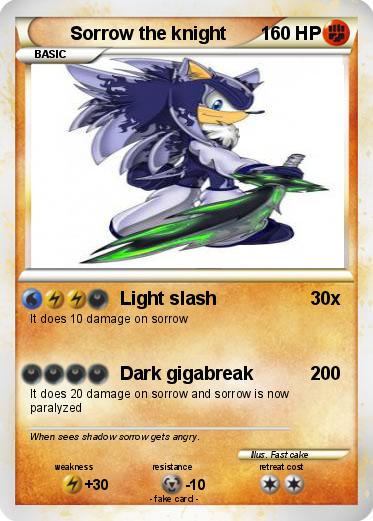 Pokemon Sorrow the knight