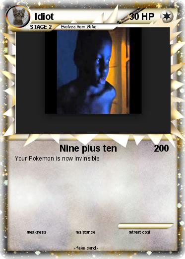 Pokemon Idiot