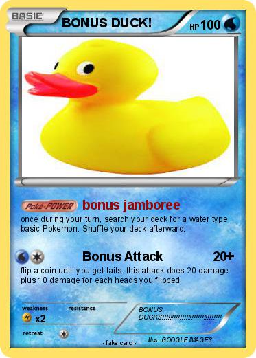 Pokemon BONUS DUCK!