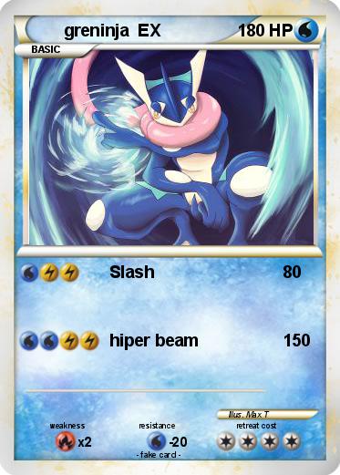 Pokemon greninja  EX