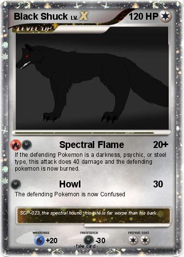 Pokemon Black Shuck