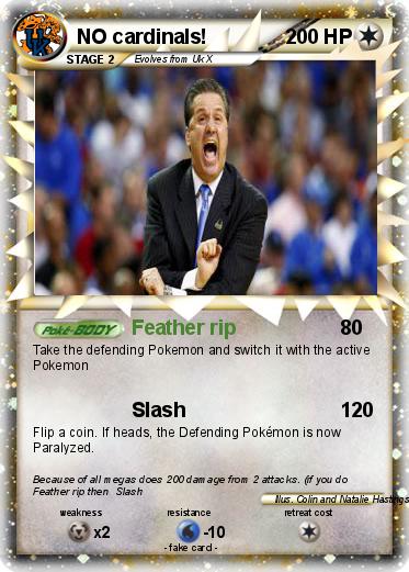 Pokemon NO cardinals!