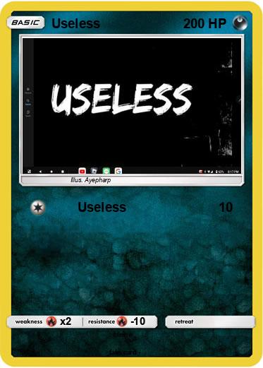 Pokemon Useless