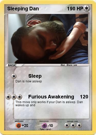 Pokemon Sleeping Dan