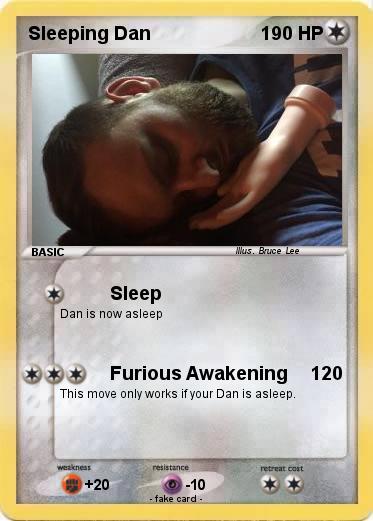 Pokemon Sleeping Dan