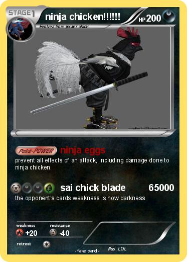 Pokemon ninja chicken!!!!!!